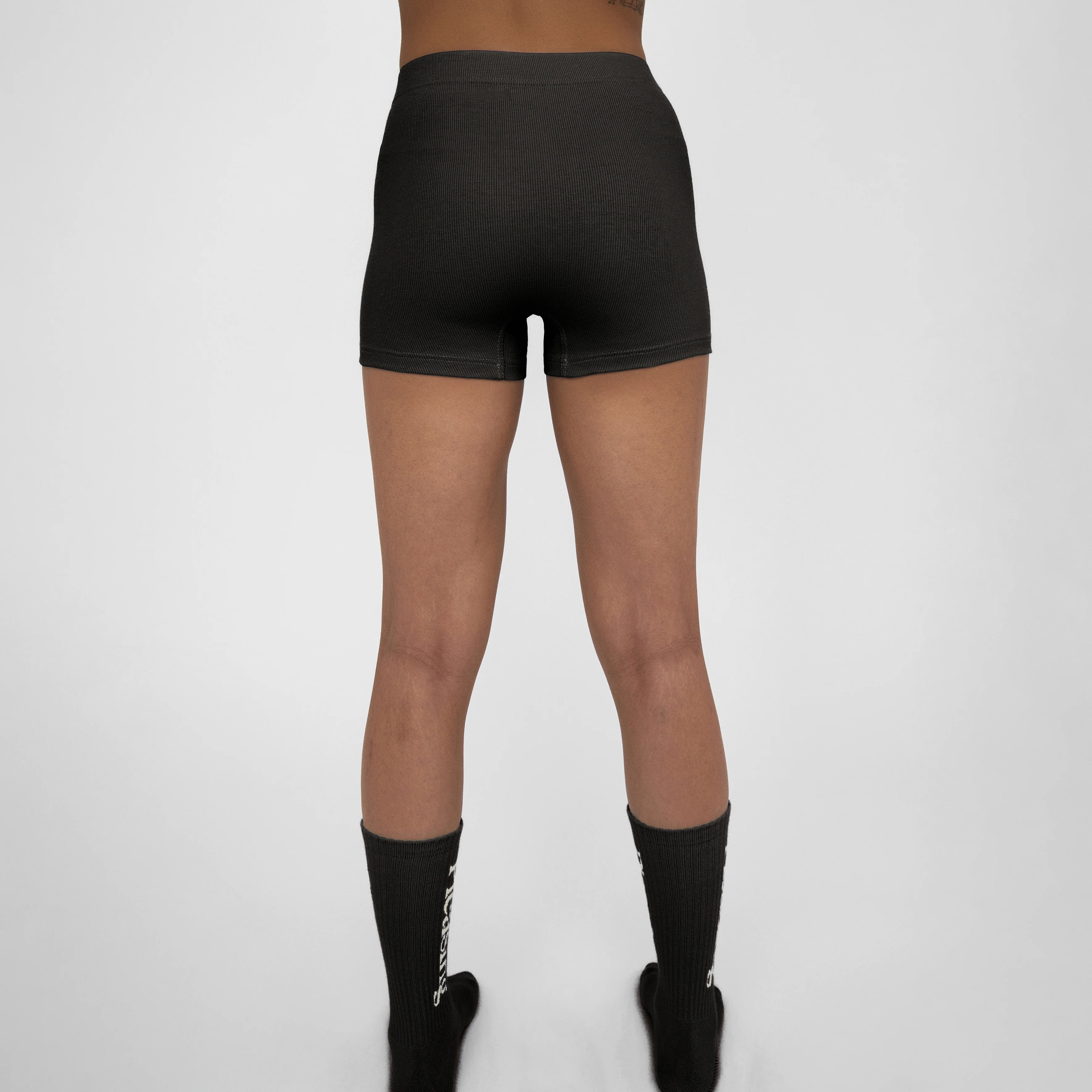 The Pleasing Ribbed Boxer Brief in Black - Image 13
