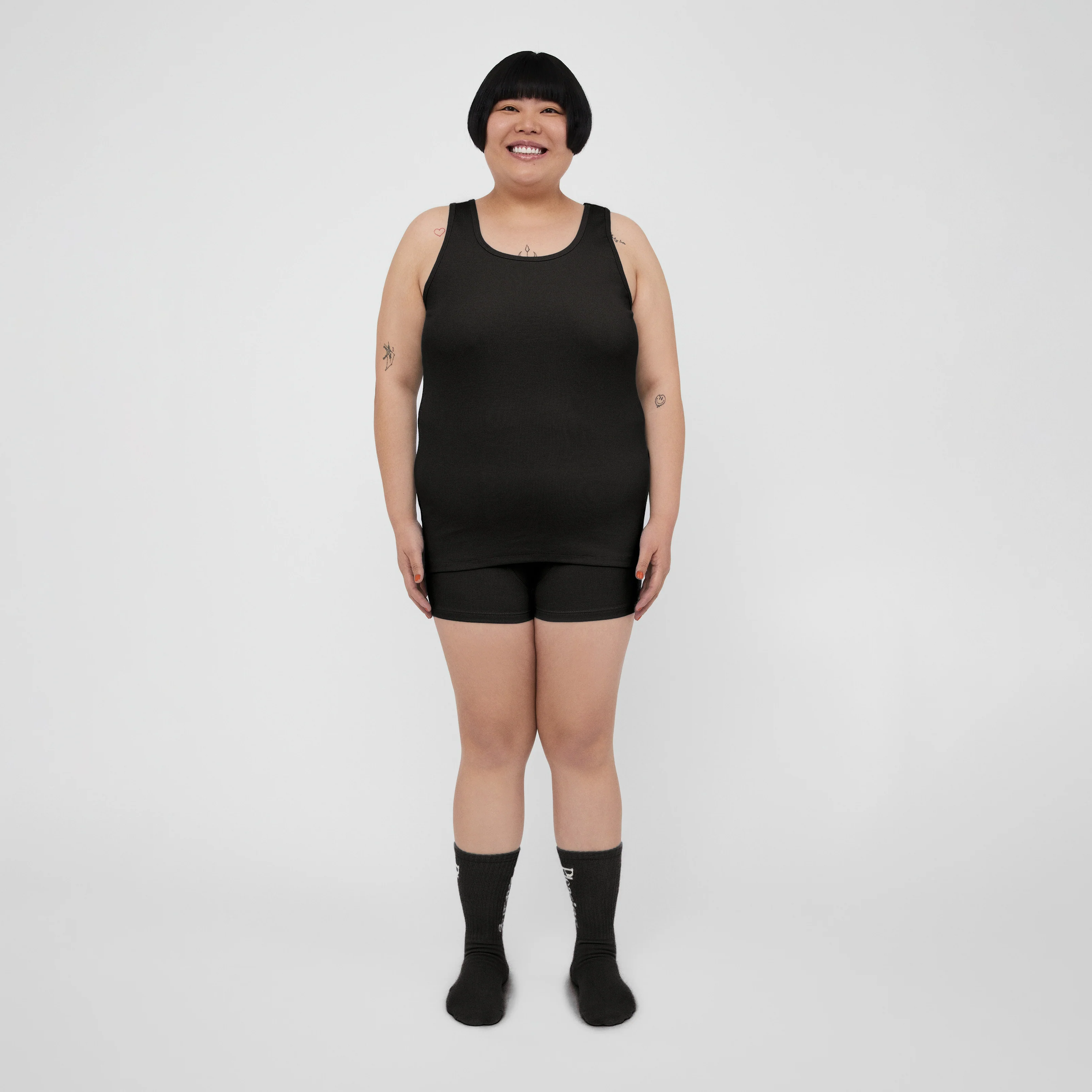 The Pleasing Ribbed Boxer Brief in Black - Image 3