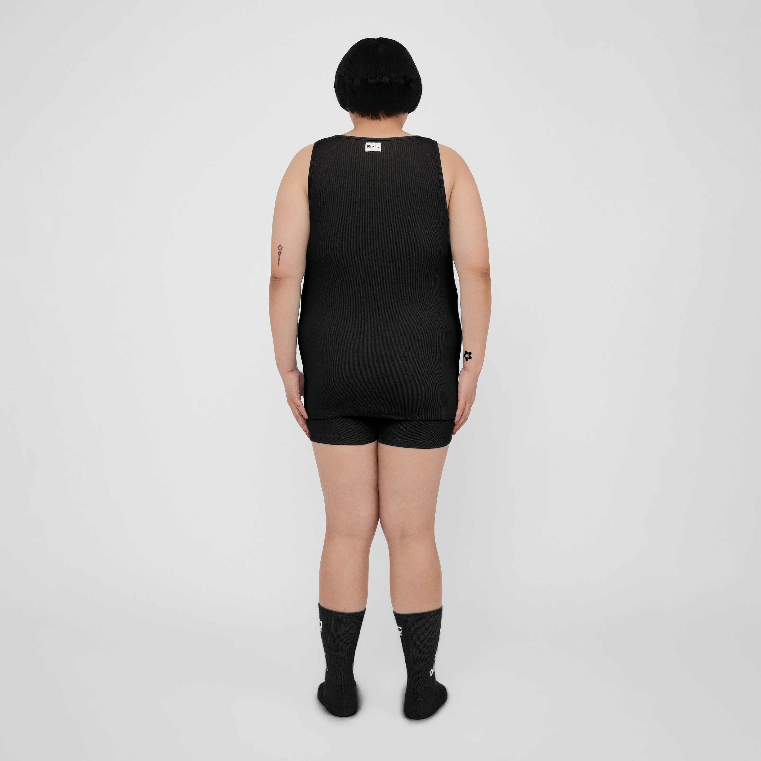 The Pleasing Ribbed Boxer Brief in Black - Image 5