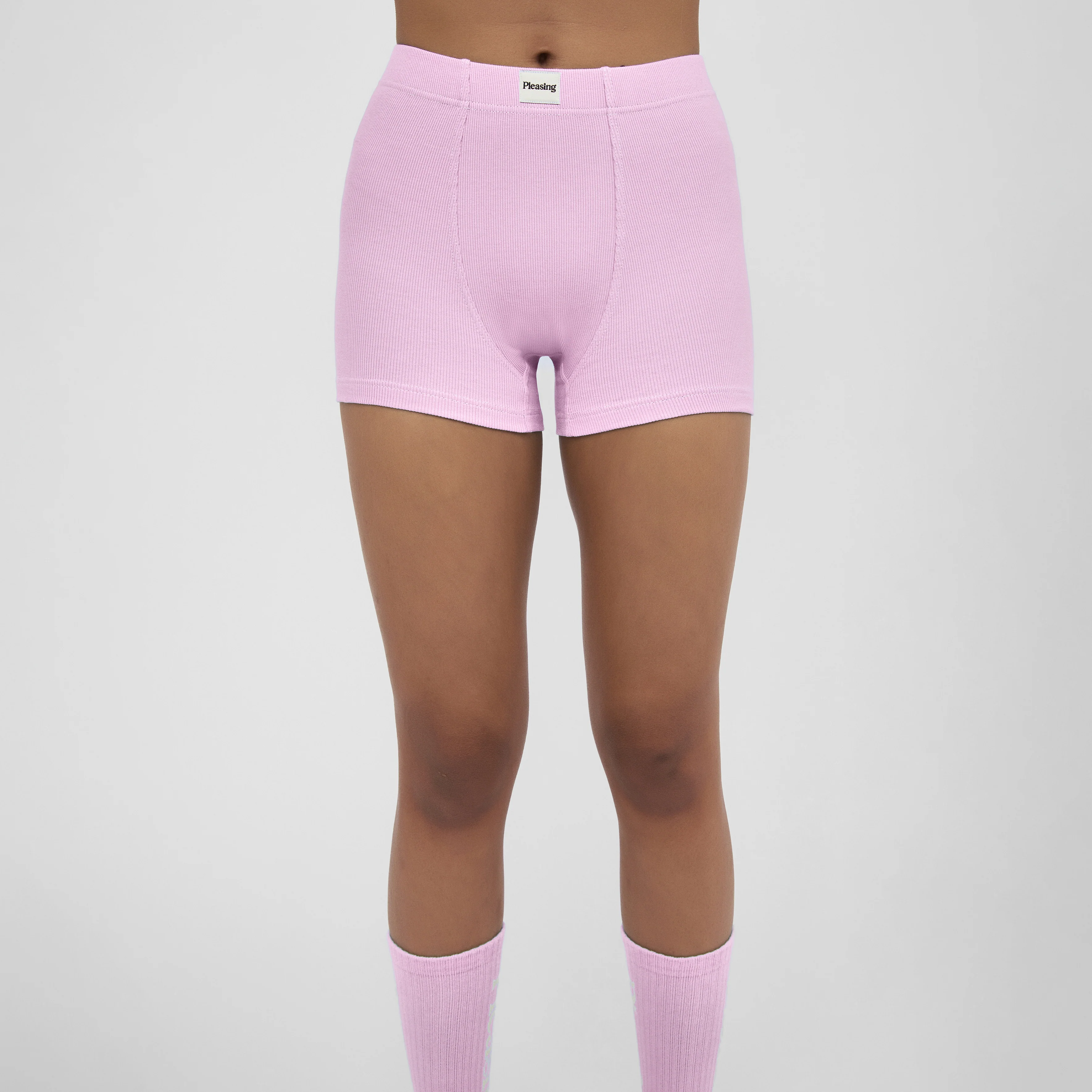 The Pleasing Ribbed Boxer Brief in Lavender - Image 10