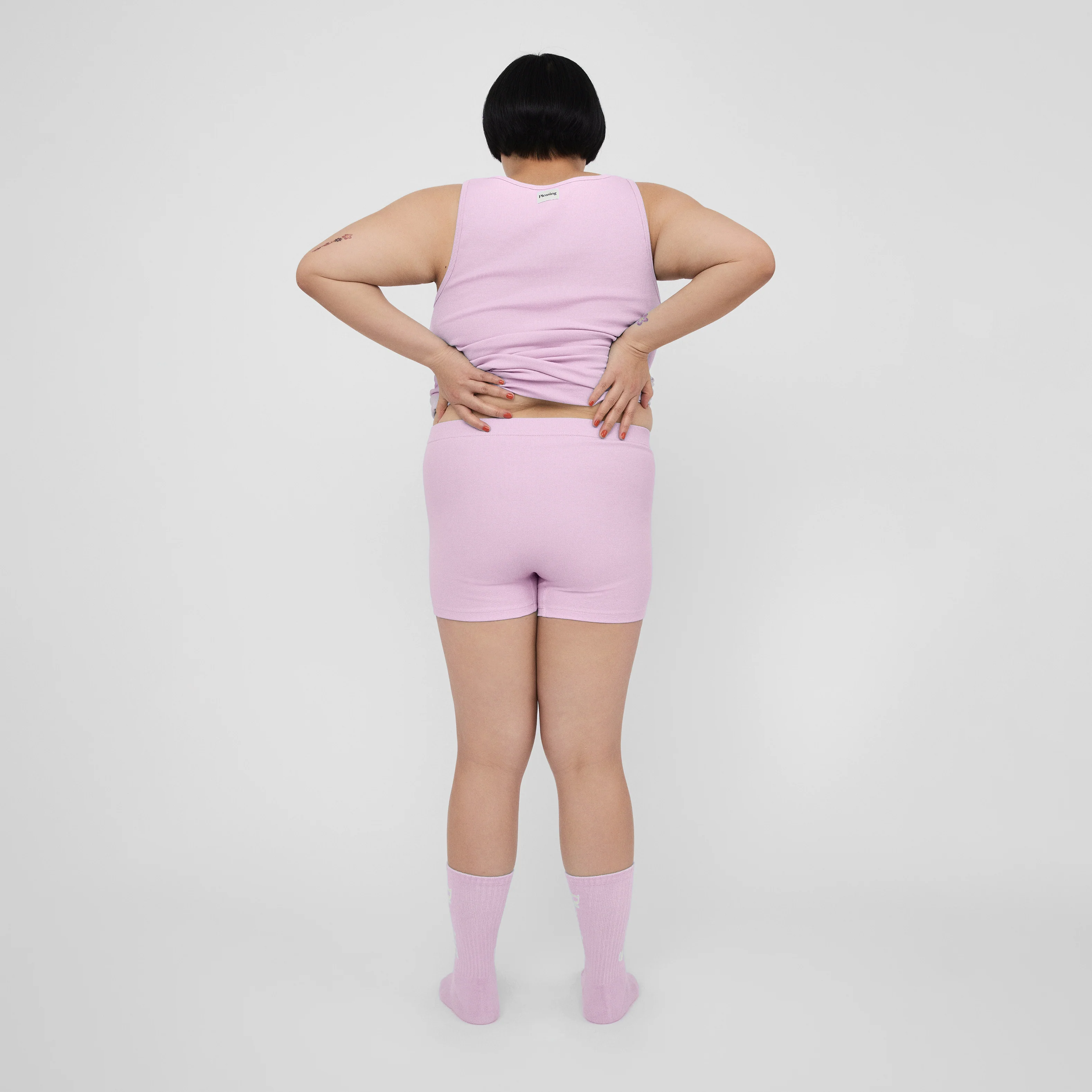 The Pleasing Ribbed Boxer Brief in Lavender - Image 19