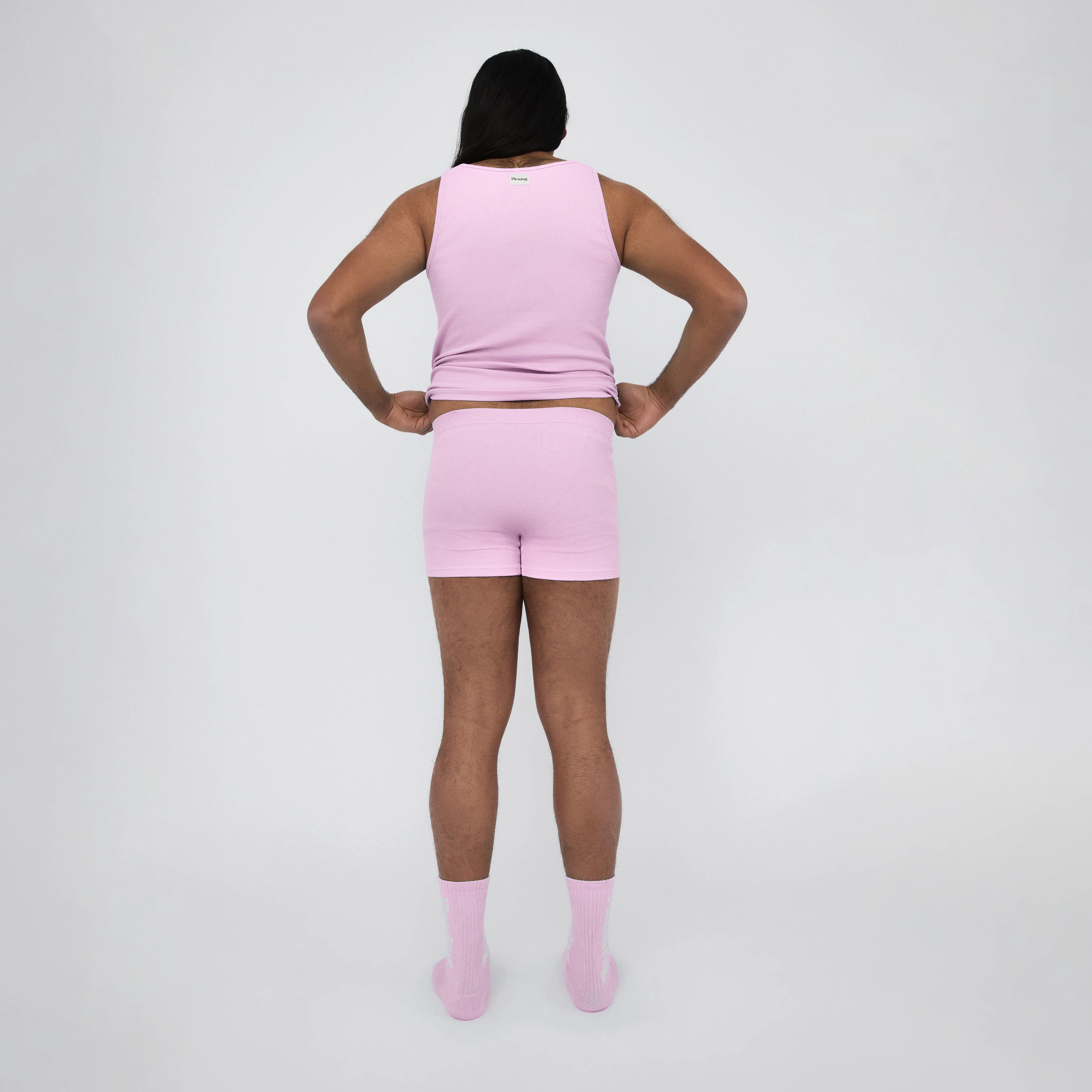The Pleasing Ribbed Boxer Brief in Lavender - Image 23