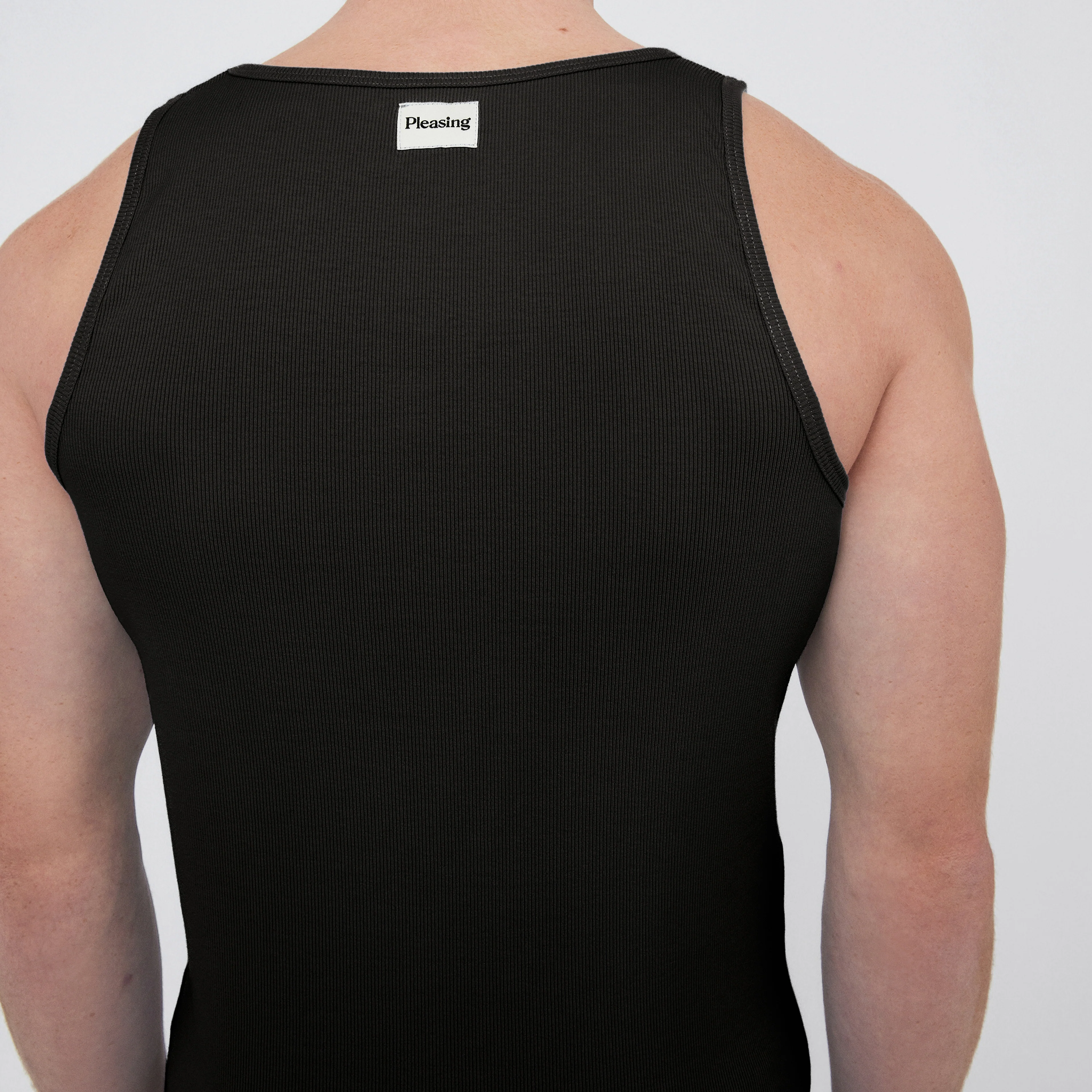 The Pleasing Ribbed Tank in Black - Image 30