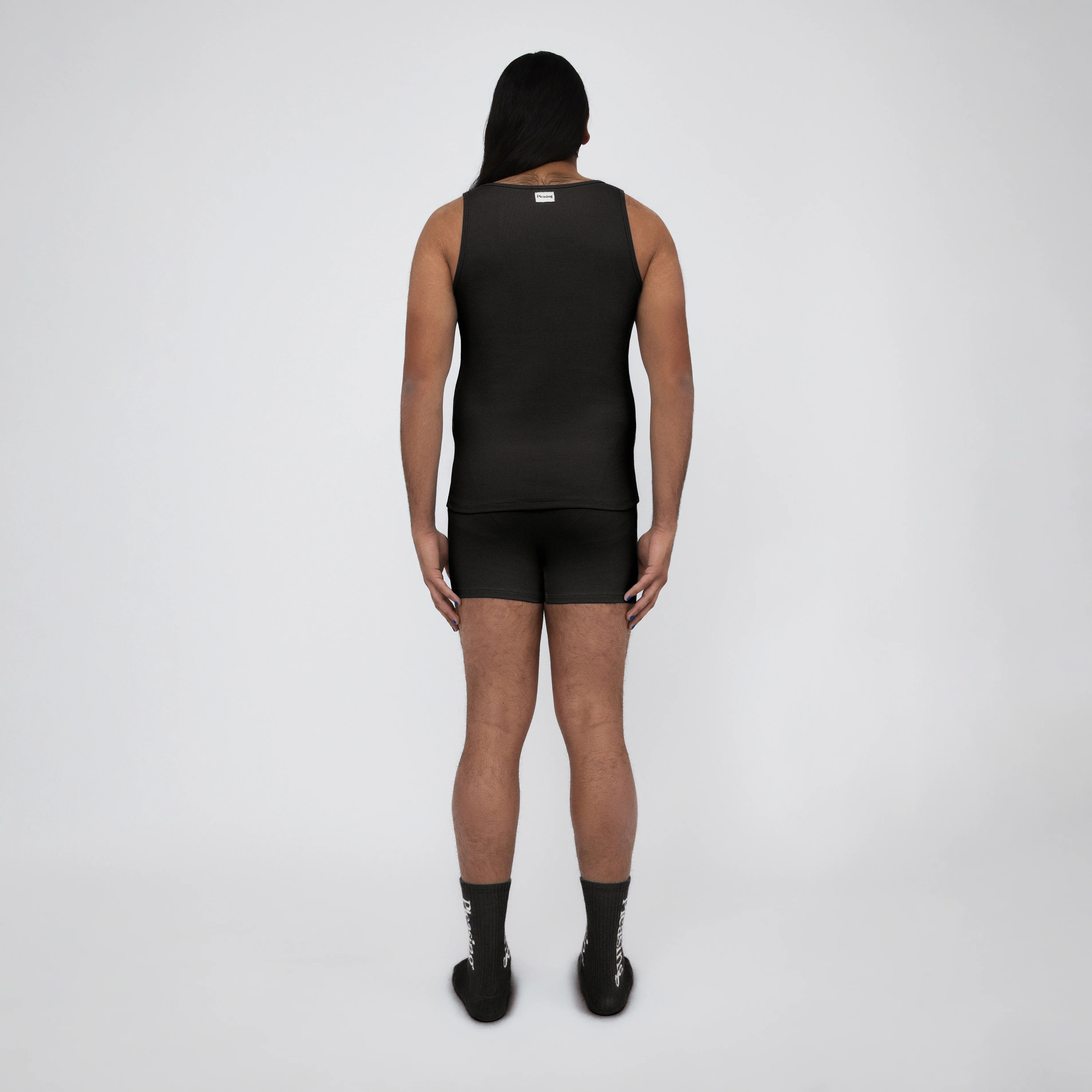 The Pleasing Ribbed Tank in Black - Image 33