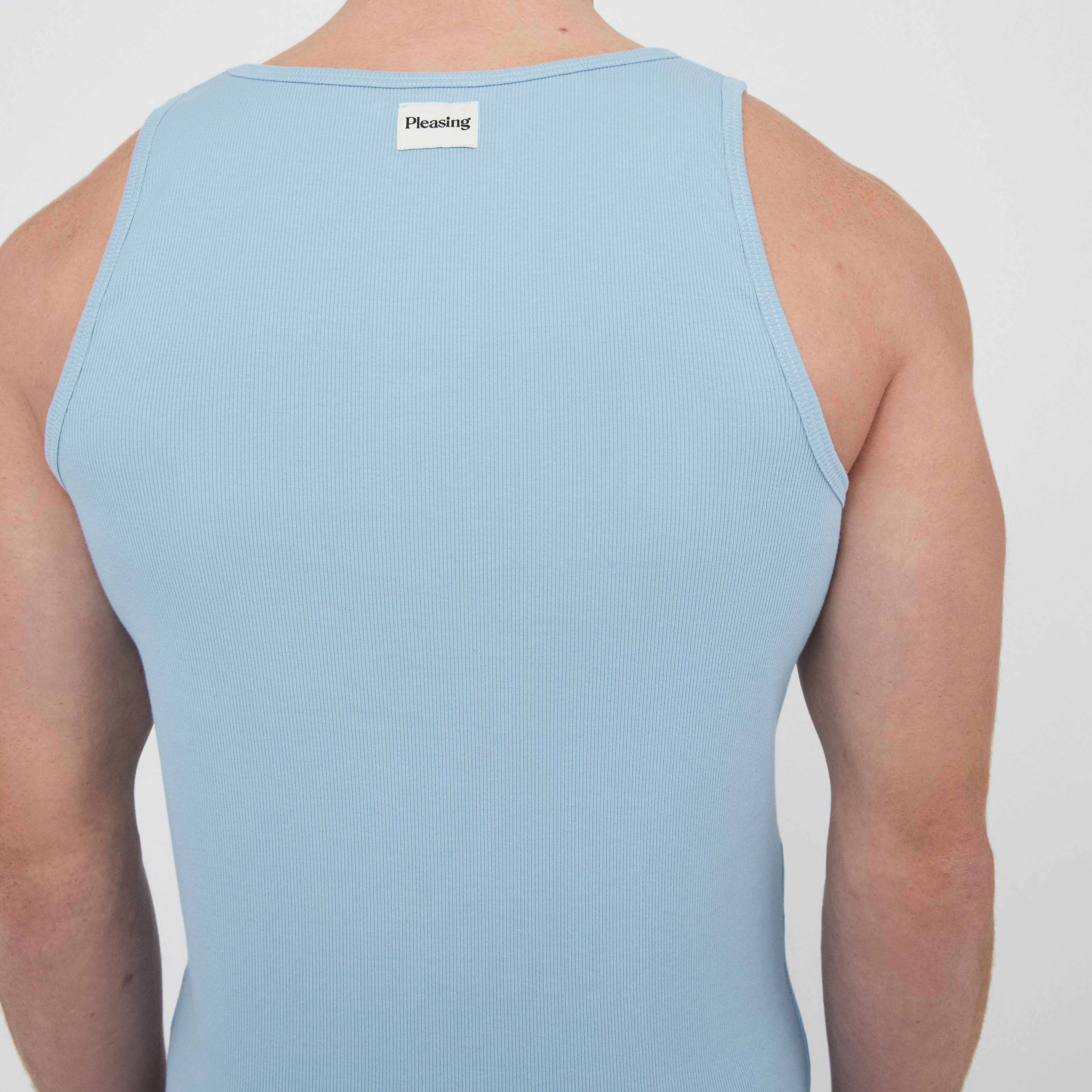 The Pleasing Ribbed Tank in Blue - Image 18