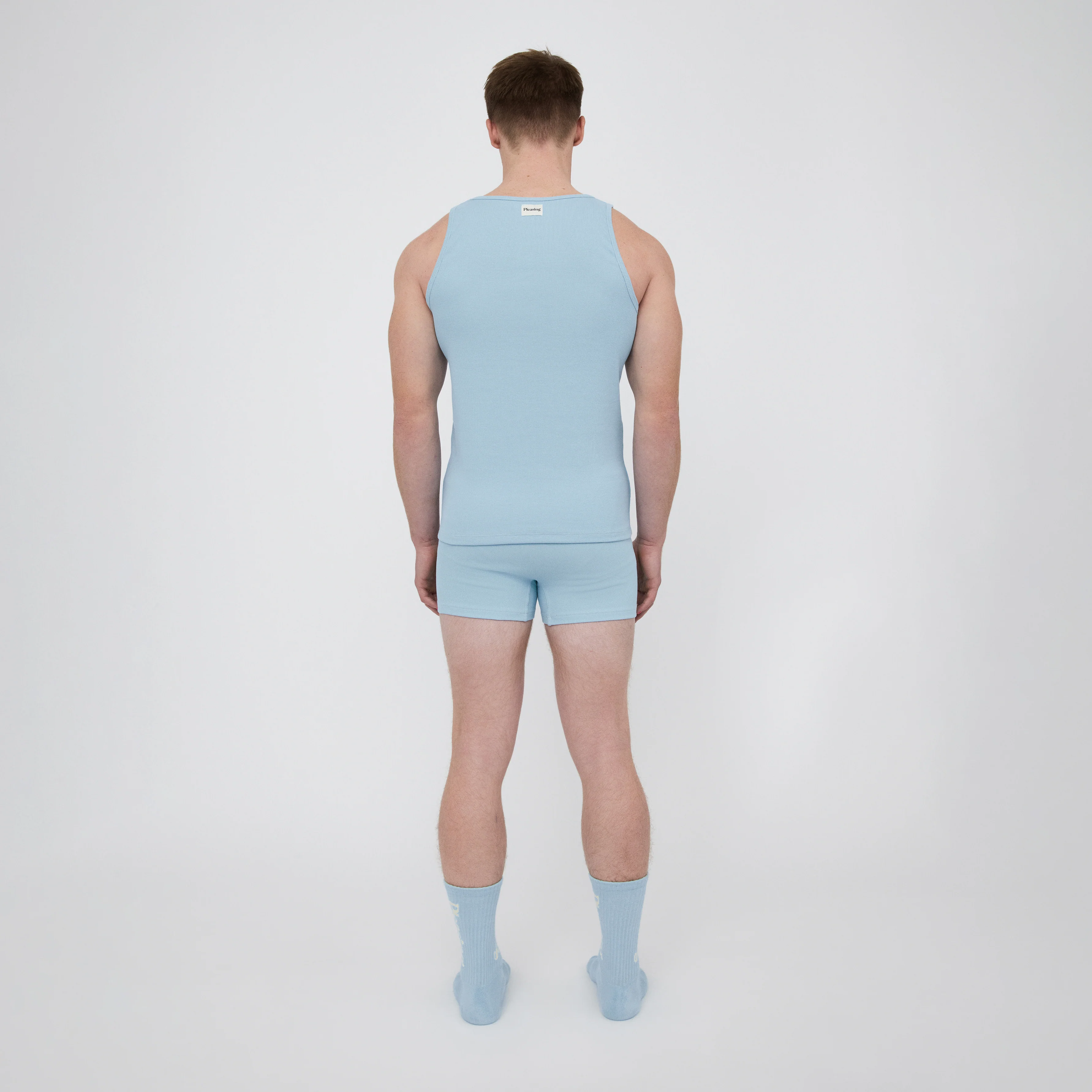 The Pleasing Ribbed Tank in Blue - Image 24
