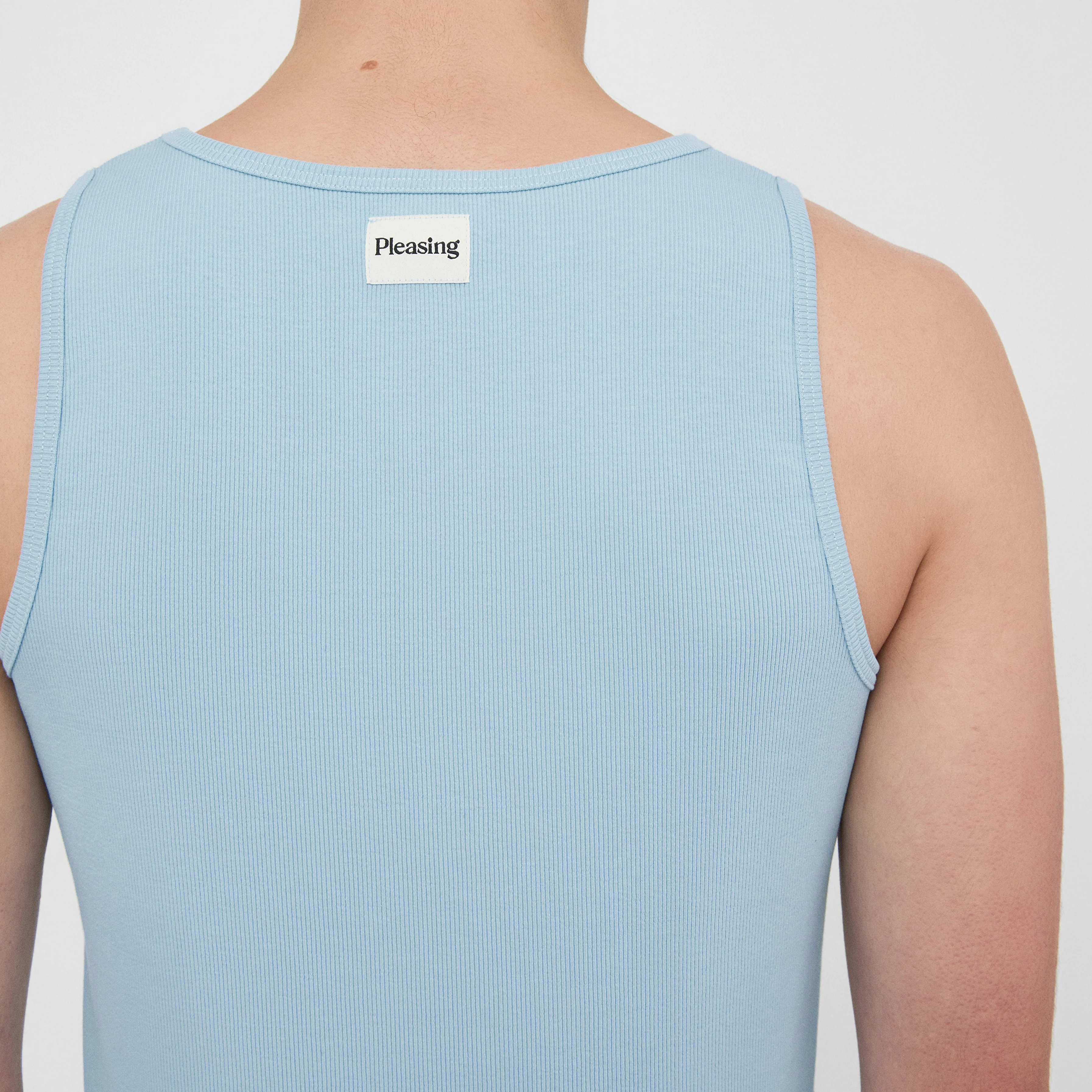 The Pleasing Ribbed Tank in Blue - Image 38