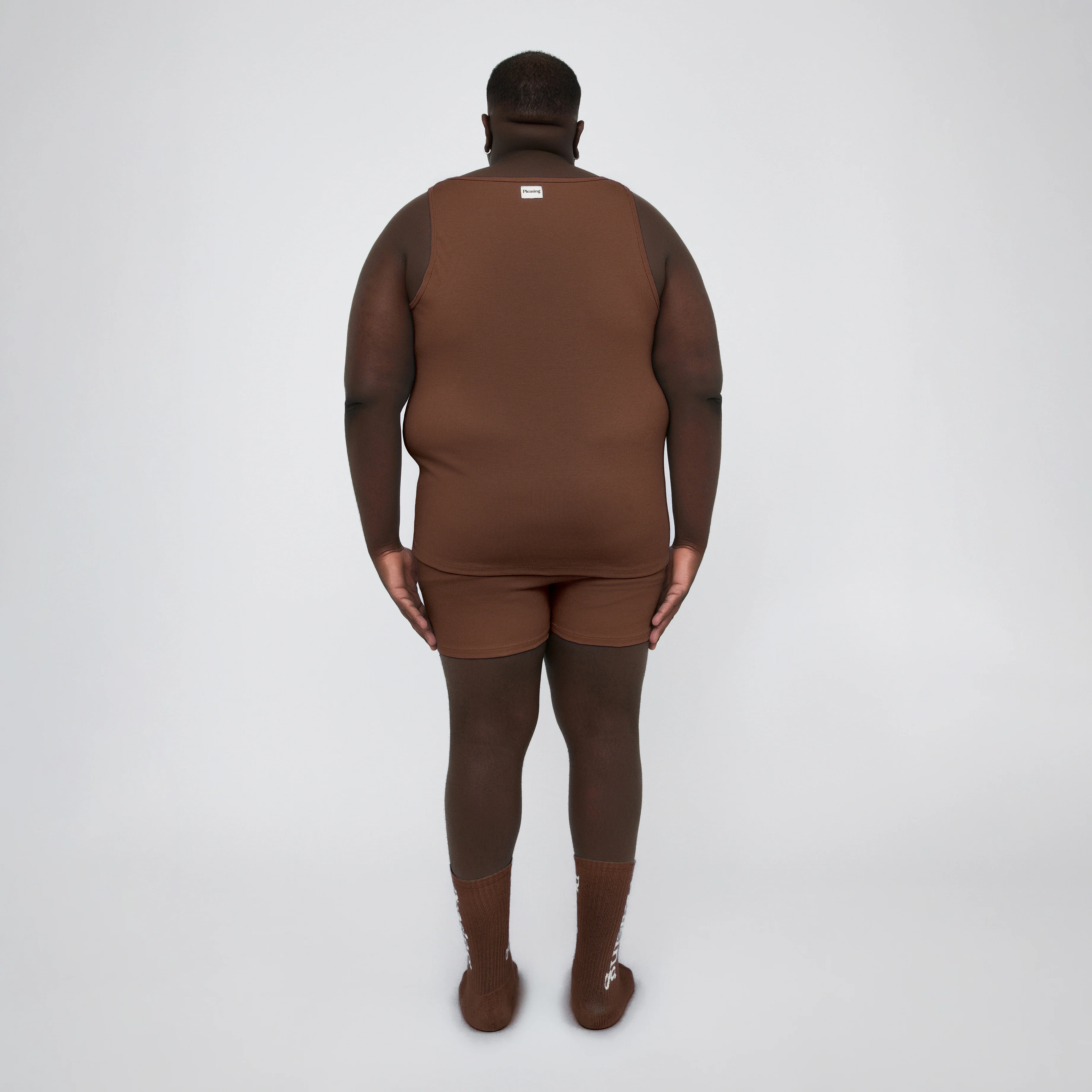 The Pleasing Ribbed Tank in Brown - Image 16