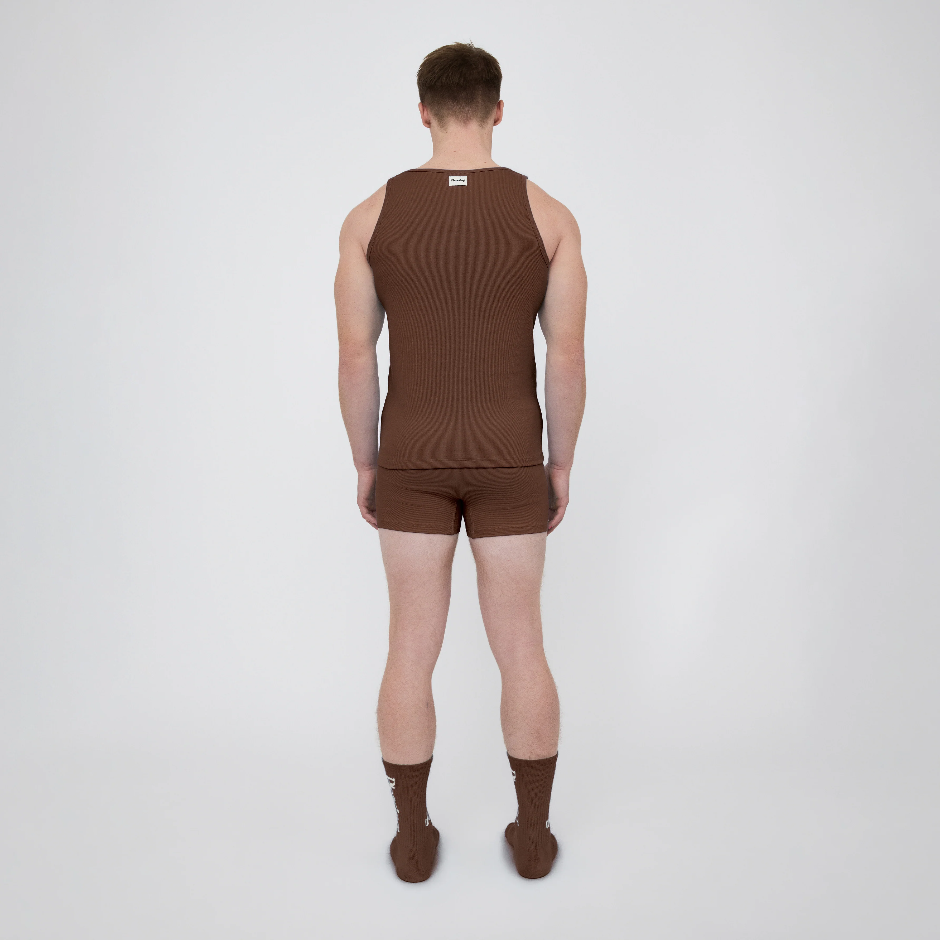 The Pleasing Ribbed Tank in Brown - Image 22