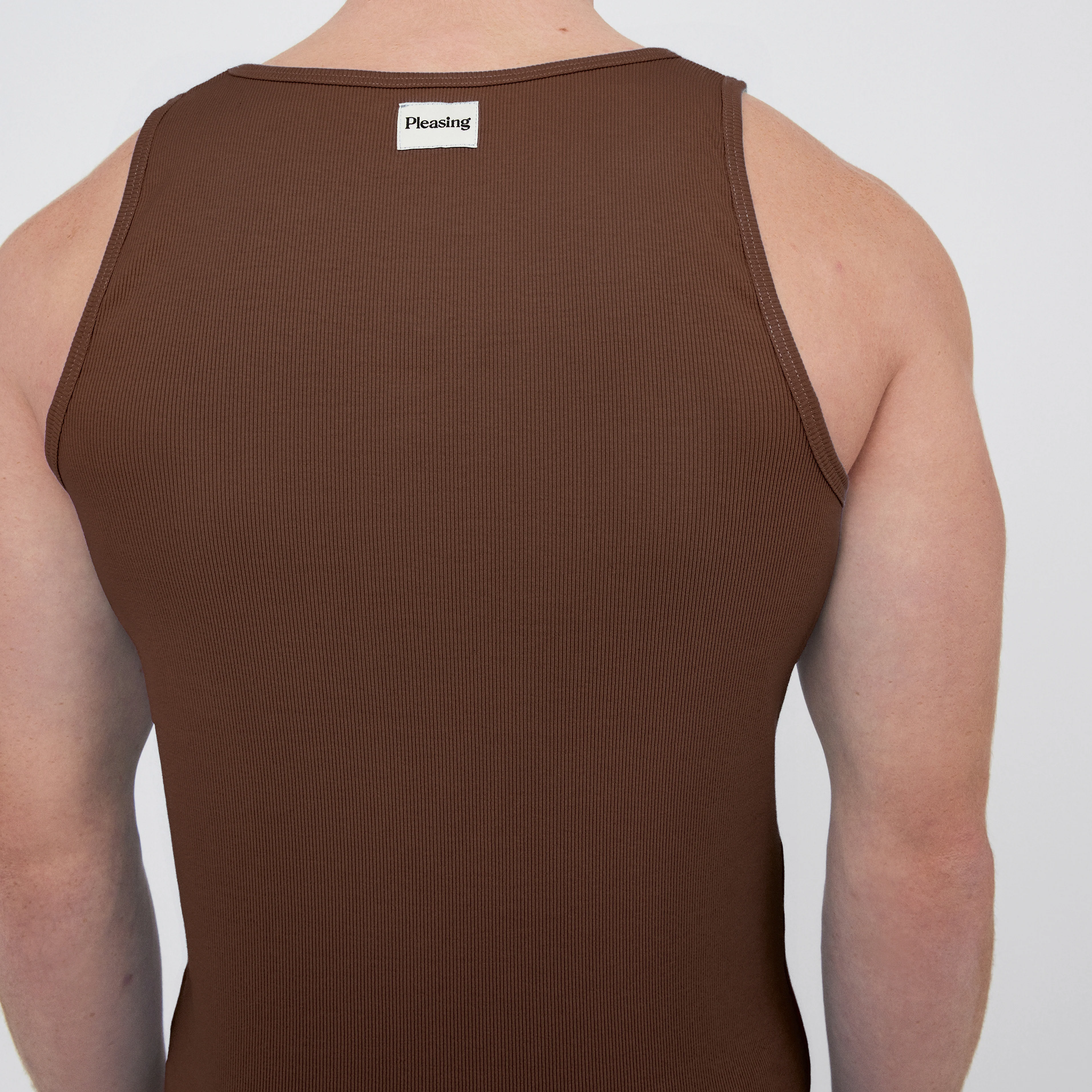 The Pleasing Ribbed Tank in Brown - Image 36