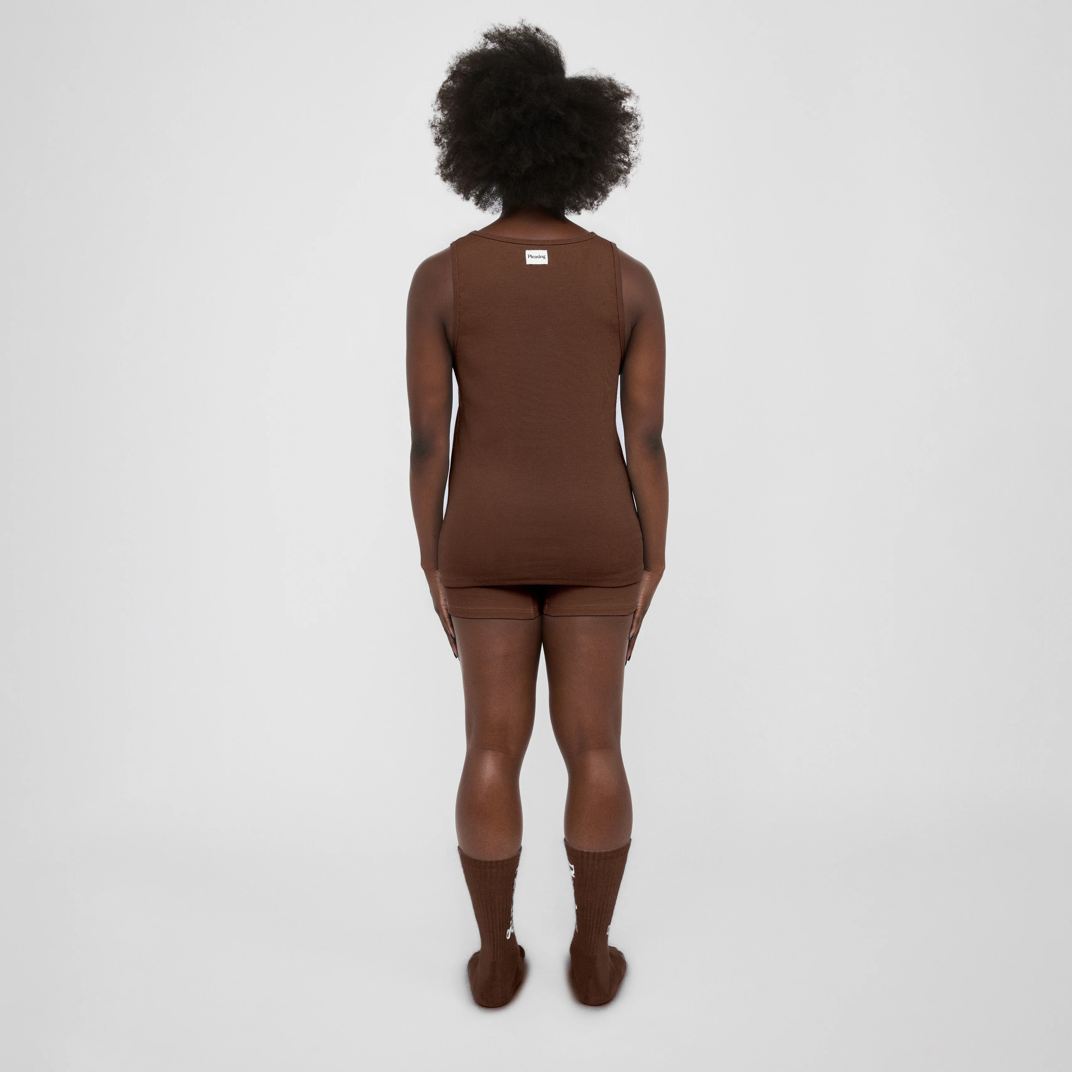 The Pleasing Ribbed Tank in Brown - Image 47
