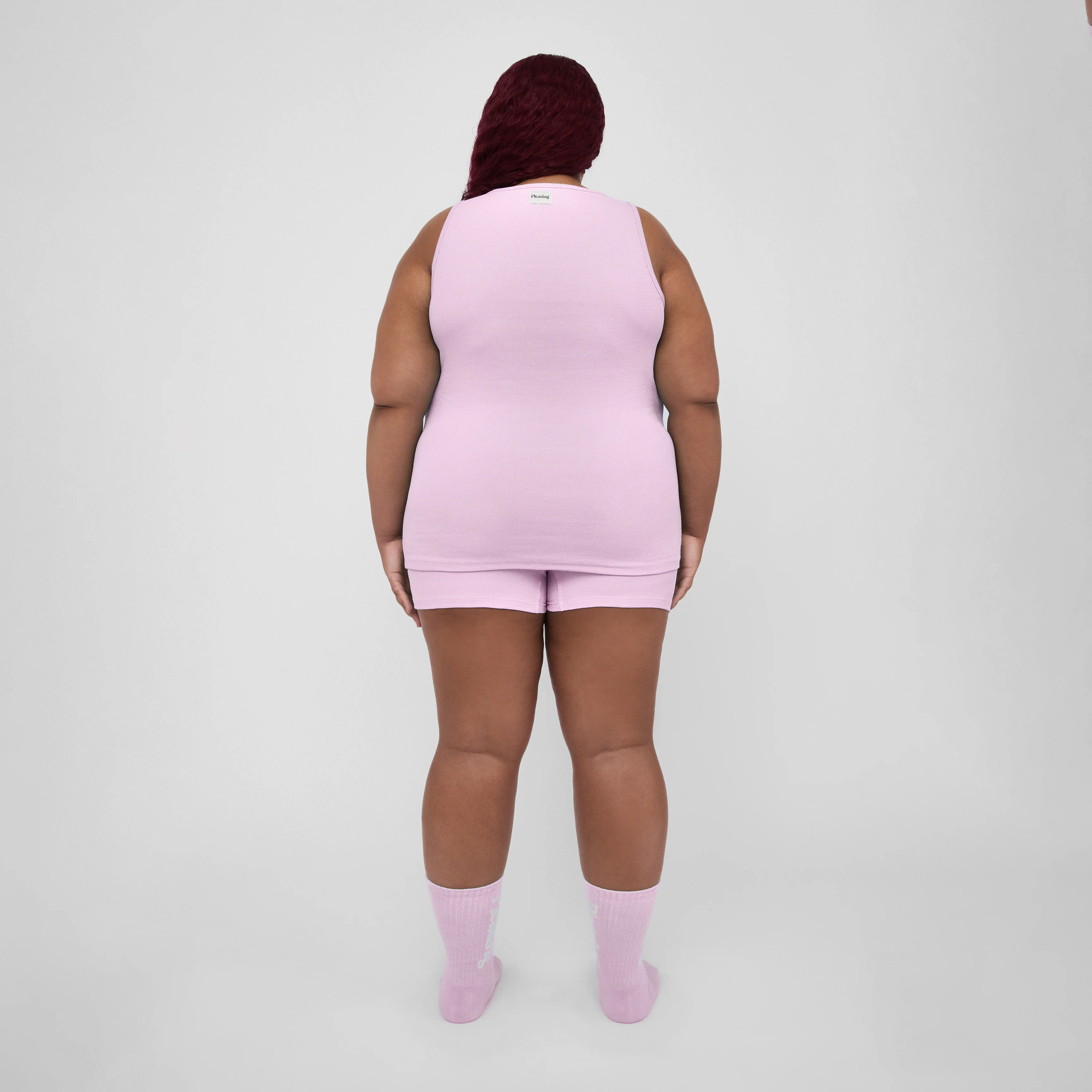 The Pleasing Ribbed Tank in Lavender - Image 15