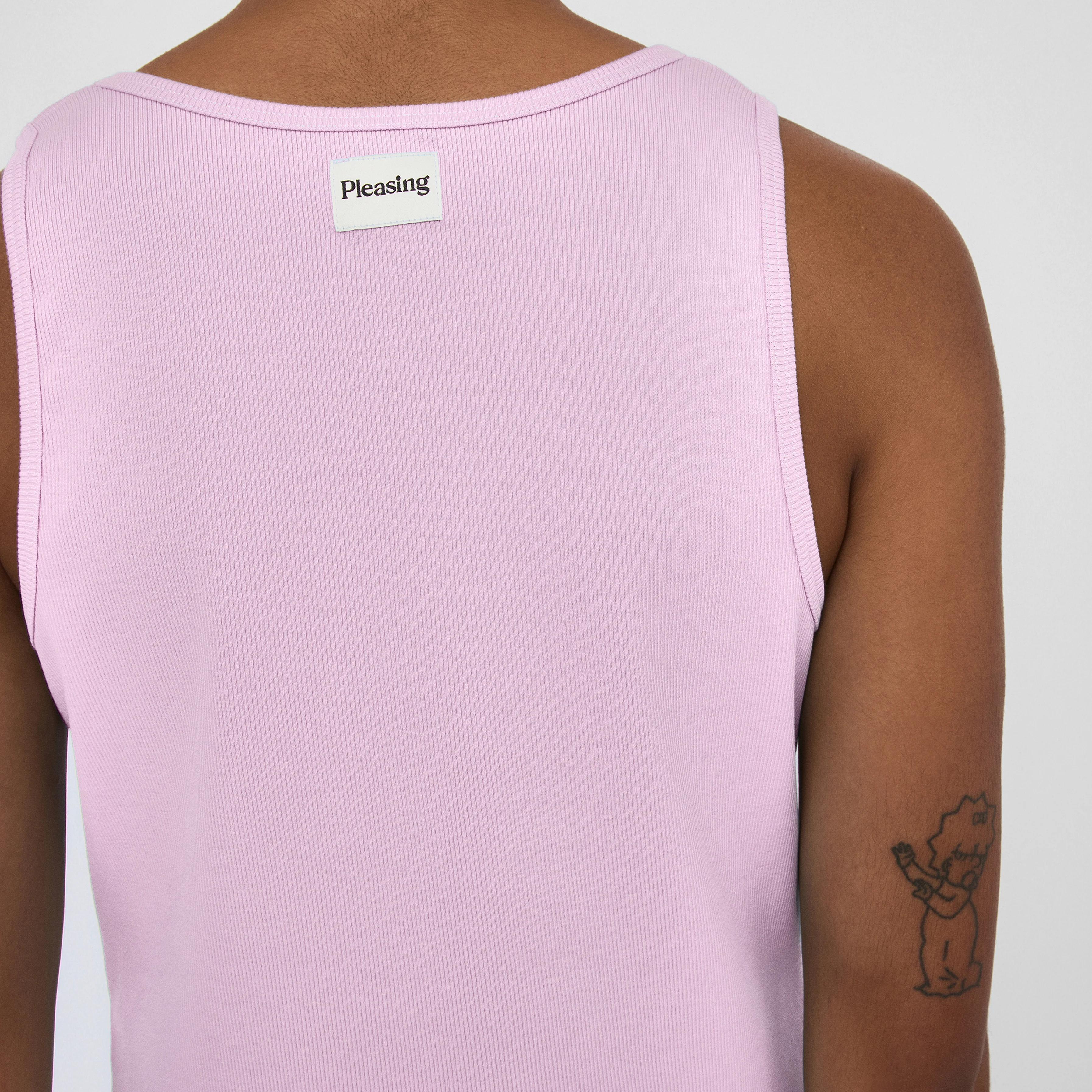 The Pleasing Ribbed Tank in Lavender - Image 21