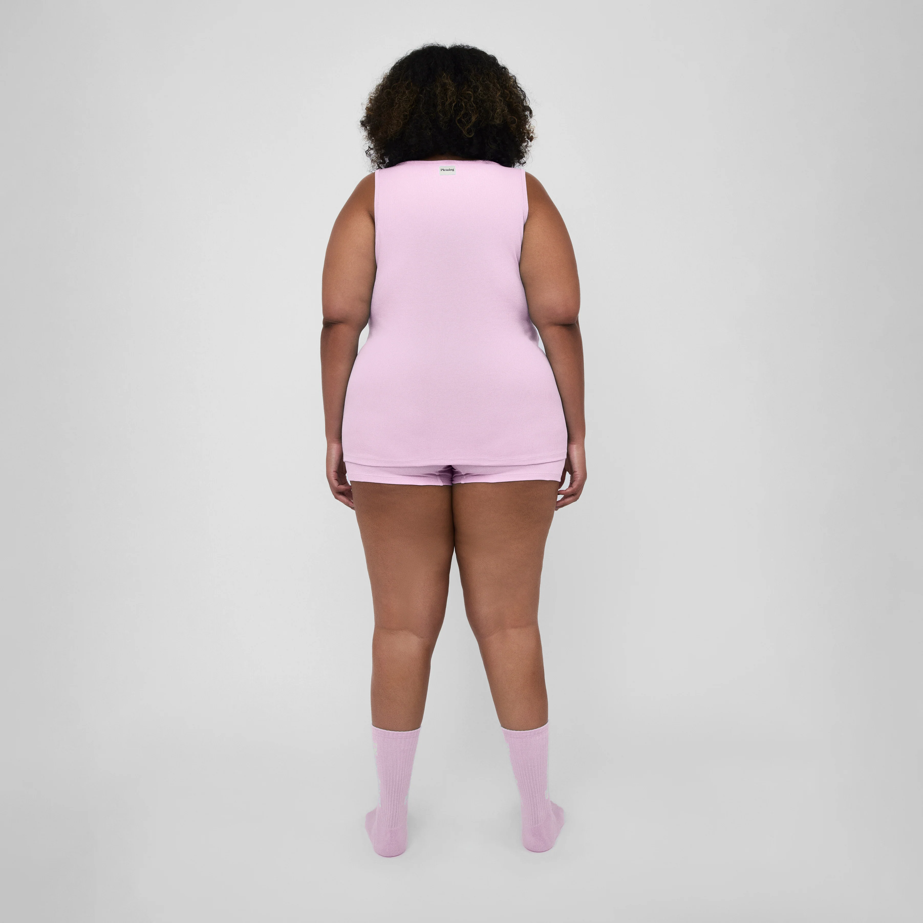 The Pleasing Ribbed Tank in Lavender - Image 33