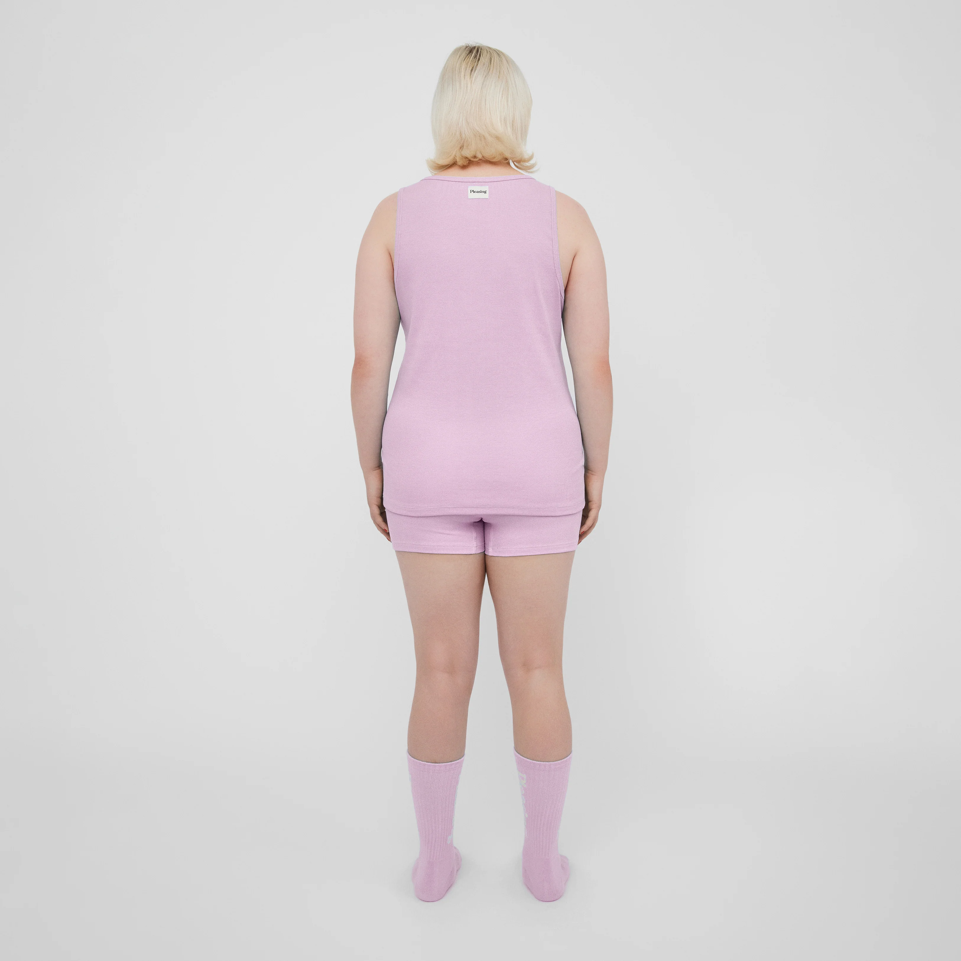 The Pleasing Ribbed Tank in Lavender - Image 38