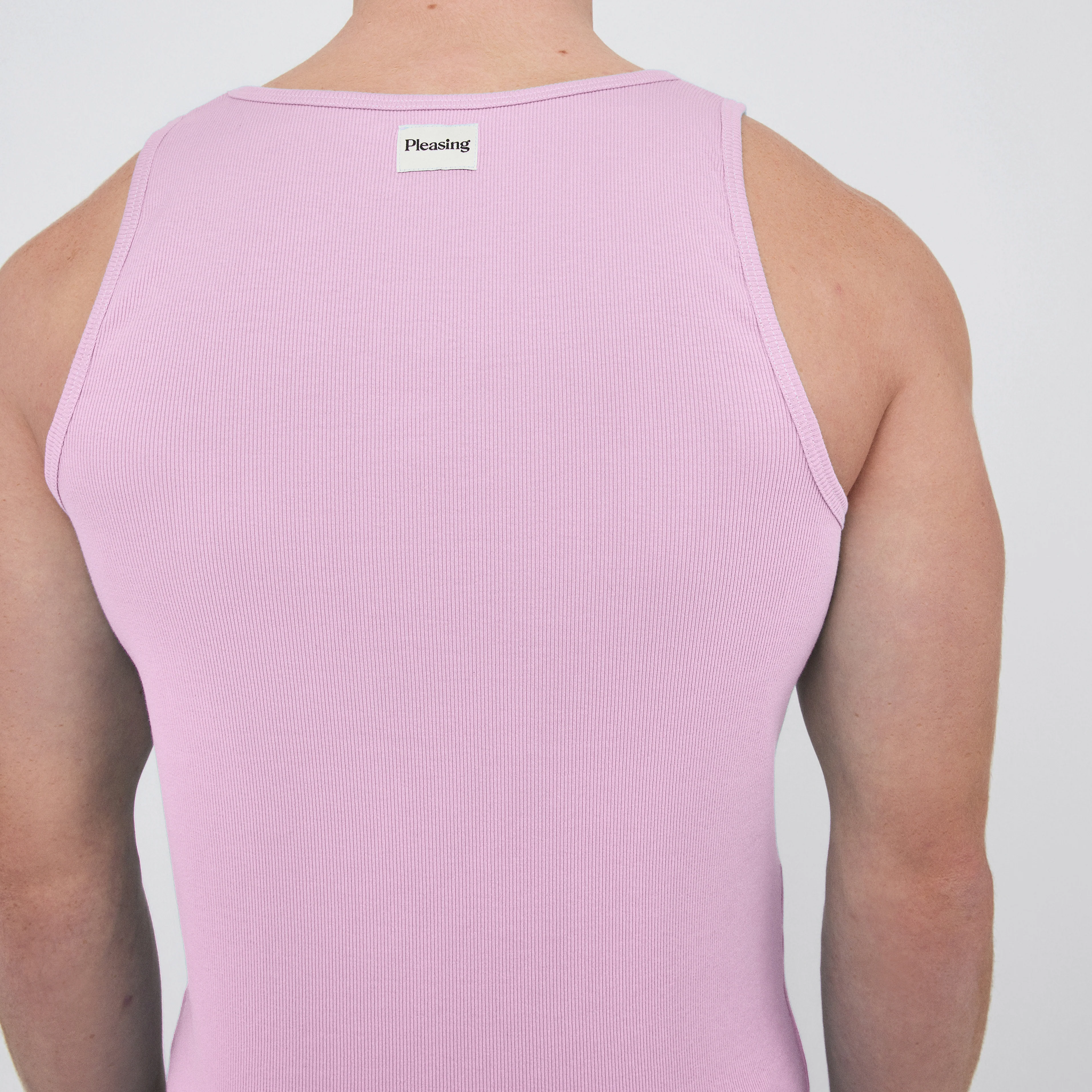 The Pleasing Ribbed Tank in Lavender - Image 4