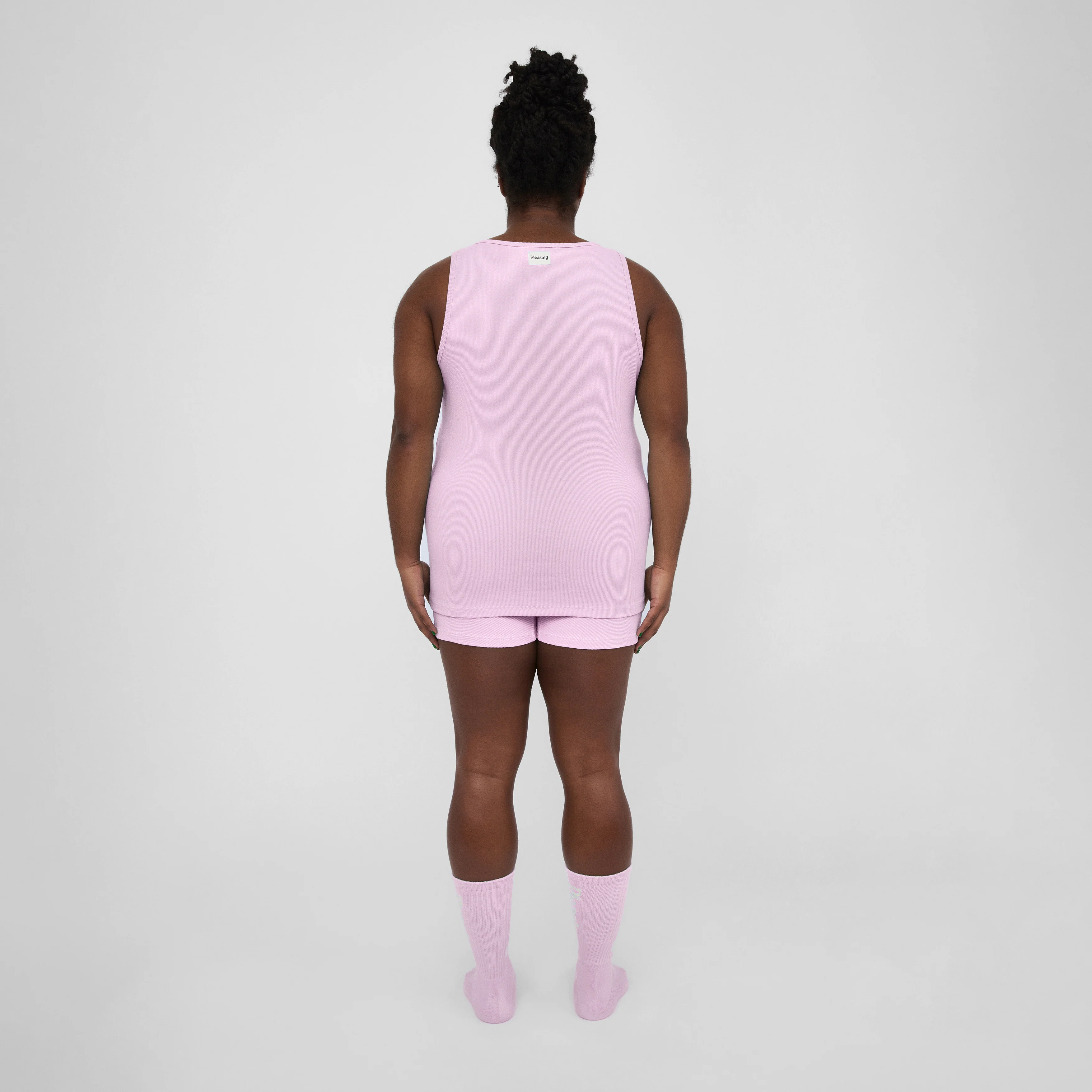 The Pleasing Ribbed Tank in Lavender - Image 6