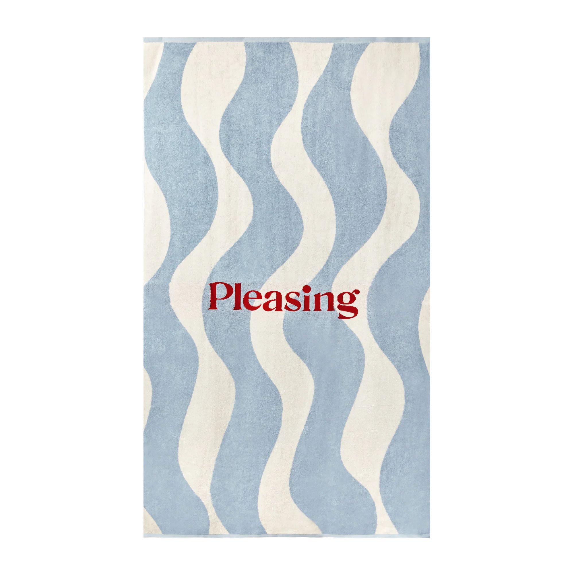 The Extra Huge Pleasing Towel in Light Blue Sea