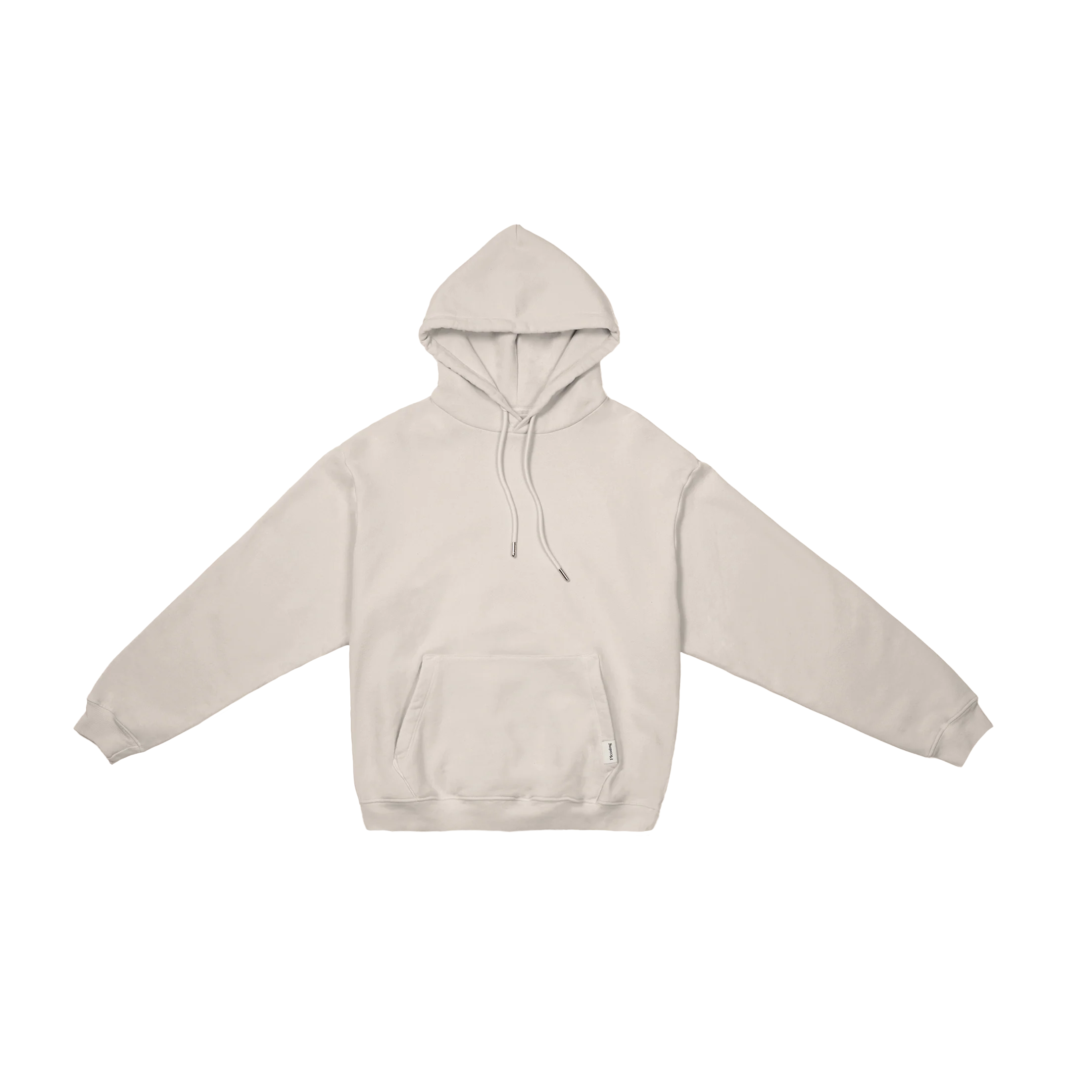 The Heavyweight Drawstring Hoodie in Cream