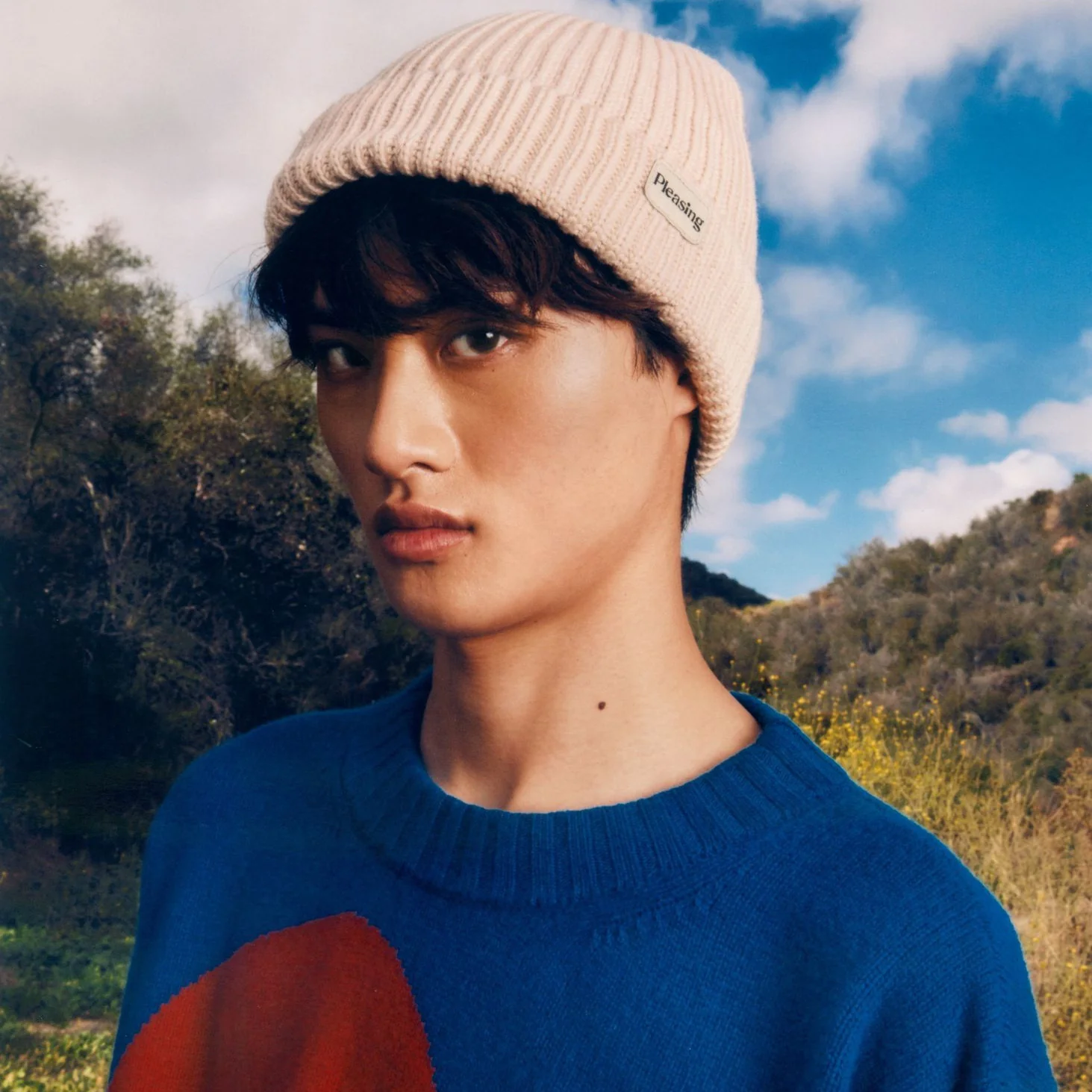 The Merino Wool Pleasing Beanie in Black - Image 2