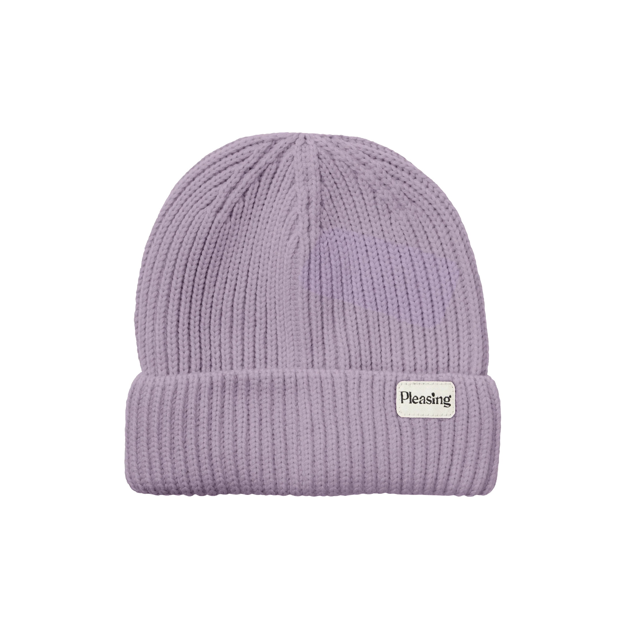 The Merino Wool Pleasing Beanie in Lavender