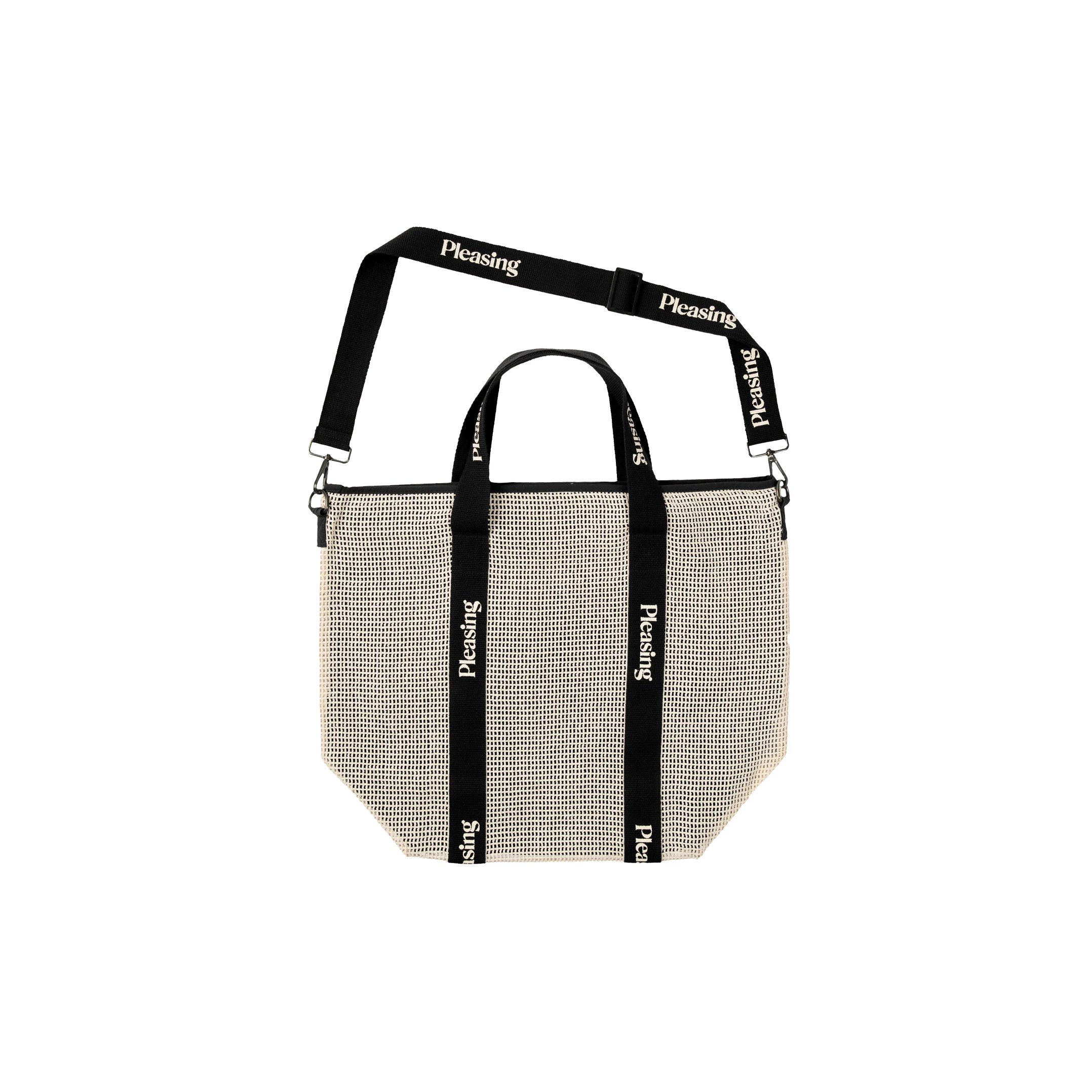 The Pleasing Bag 2.0 in Black and Canvas