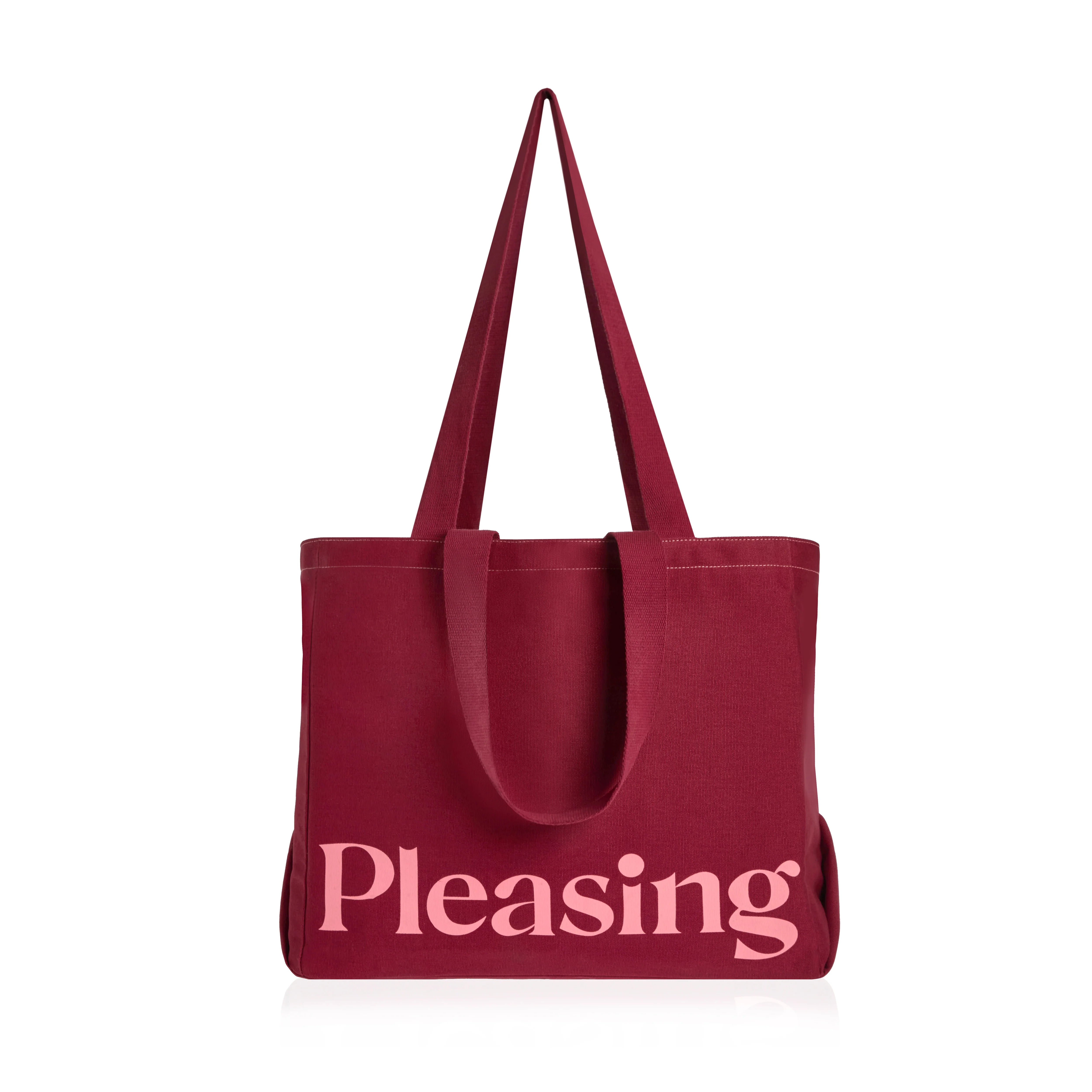 The Pleasing Big Bag in Maroon - Image 2