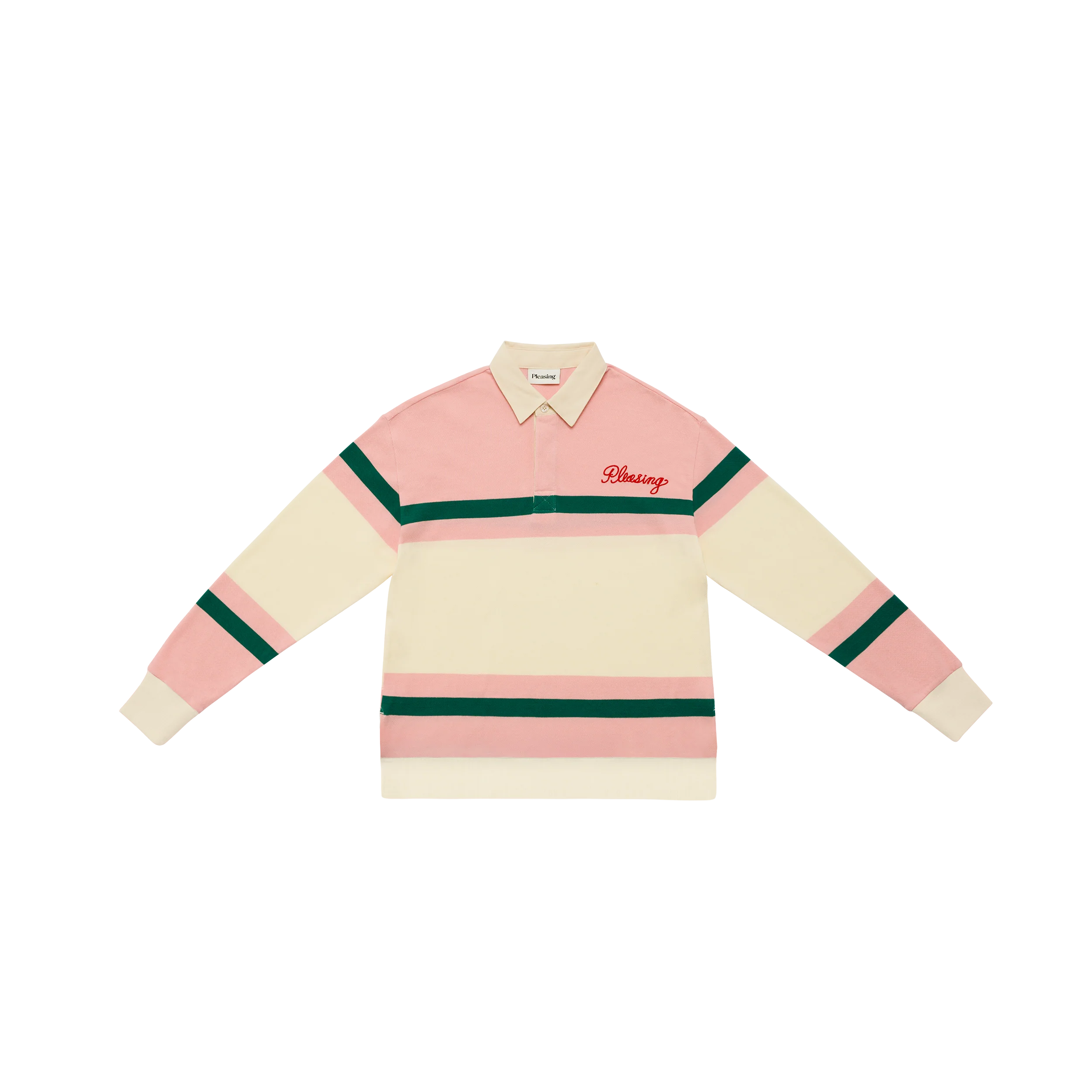 The Pleasing Cropped Rugby in Pink