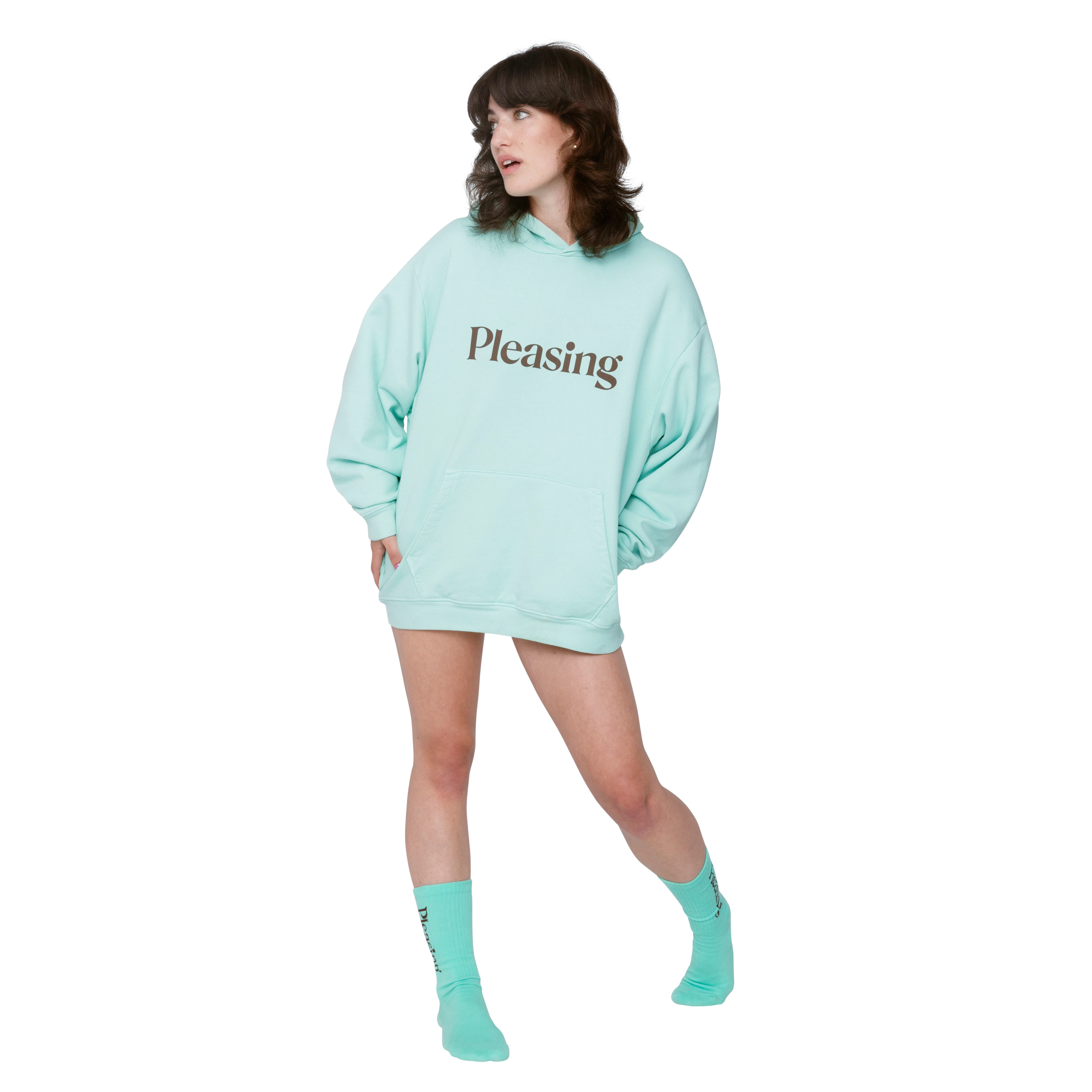 The Slouchy Sock in Mint - Image 2